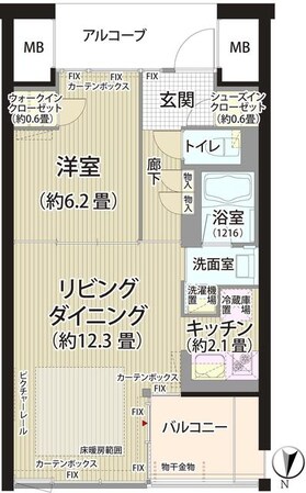 ガーデニエール砧　ＷＥＳＴの物件間取画像